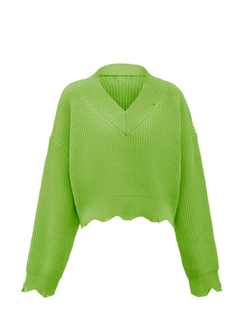 gaya Damen Sweater in LIMETTE