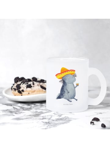 Mr. & Mrs. Panda Tasse Axolotl Tequila ohne Spruch in Transparent