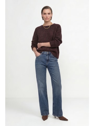 Rich & Royal Strickpullover in schoko - 0002