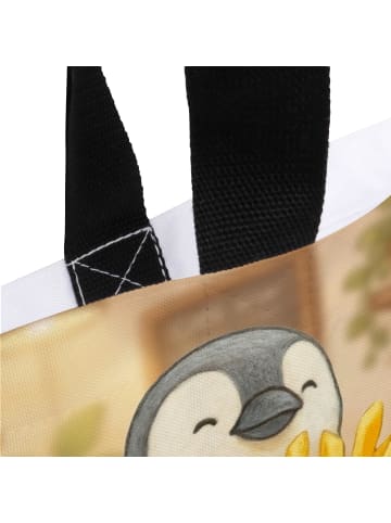 Mr. & Mrs. Panda Shopping Bag Pinguin Pommes Eimer Design mit Sp... in Weiß