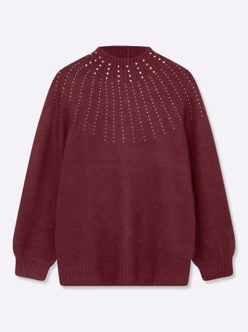 sheego by Joe Browns Pullover in bordeaux