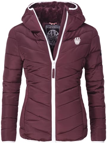 Navahoo Winterjacke Elva in Weinrot