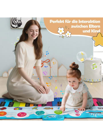 COSTWAY Musikmatte Kinder in Bunt