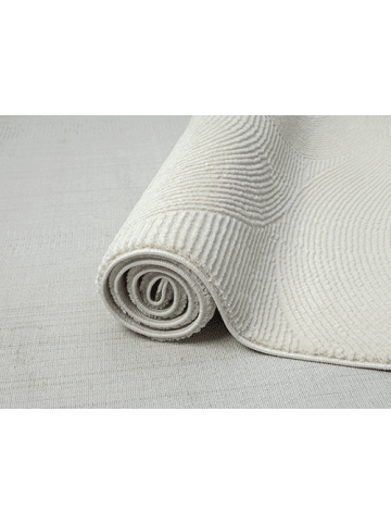 the carpet Kurzflorteppich Lima B in Creme