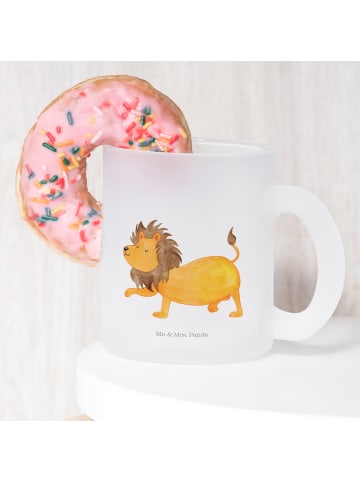 Mr. & Mrs. Panda Tee Tasse Sternzeichen Löwe ohne Spruch in Transparent