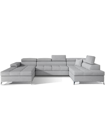 MF Design Eduard Recamiere Rechts in Grau -  (L) 205 x (B) 337 x (H) 88 cm