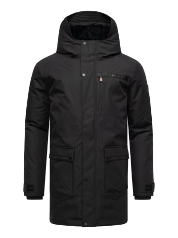 STONE HARBOUR Wintermantel Netaan XX in Black