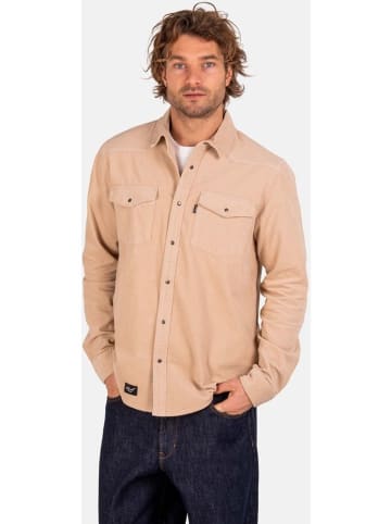 Reell T-Shirt "Western Cord Shirt" in Braun