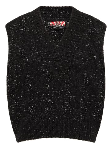 myMo ROCKS Damen Strickpullunder in Schwarz