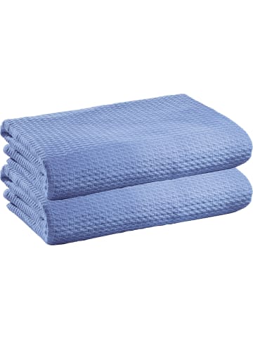 Erwin Müller Baumwolle Sommerdecke 2er-Pack Siena in hellblau