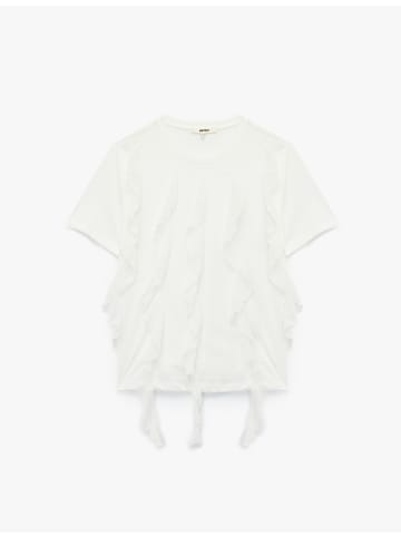 KOTON TSHIRT SS in Grauweiß