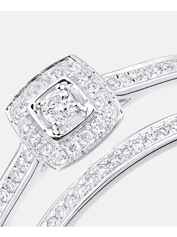 Diamant L'éternel Ring aus 375 Weißgold mit 0.30 Karat Diamant