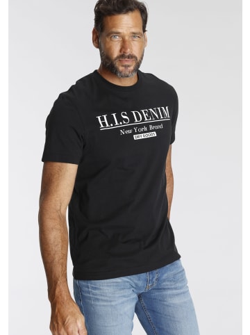 H.I.S. T-Shirt in schwarz