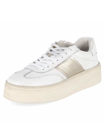 Bullboxer Plateau-Sneaker in weiß