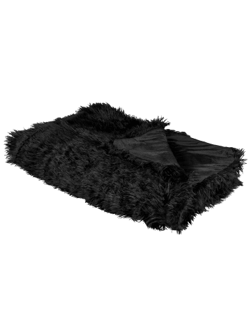 Beliani Tagesdecke DELICE in Schwarz - (W) 150 x (H) 2 x (L) 200 cm