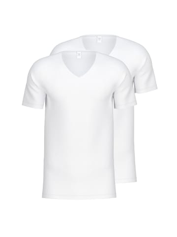 Calida T-Shirt 2er Pack in Weiß