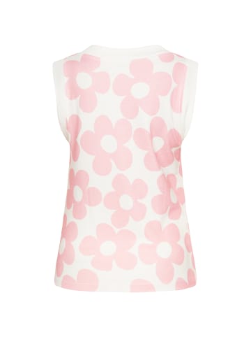IZIA Women Vest in Multicolor White