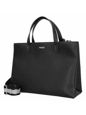 HUGO Women's Bel Tote W.L. - Henkeltasche 39 cm (black) in schwarz