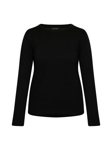 usha BLACK LABEL Strick Pullover in Schwarz