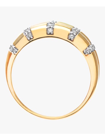 Diamant L'éternel Ehering aus 375 Gelbgold mit Diamant