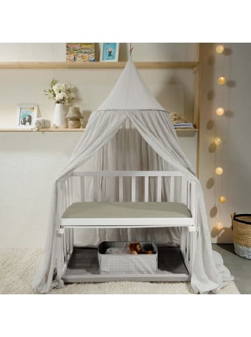 REDBEST Single-Jersey Baby-Spannbettlaken San Francisco in taupe