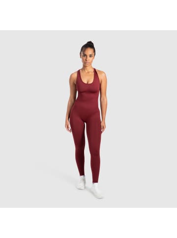 SMILODOX Jumpsuit Elsie in Bordeaux