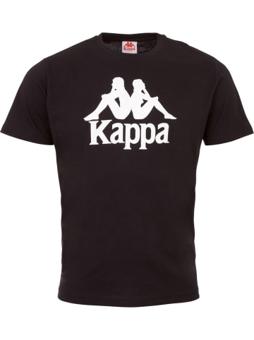 Kappa Shirt "T-Shirt mit Logoprint" in Schwarz