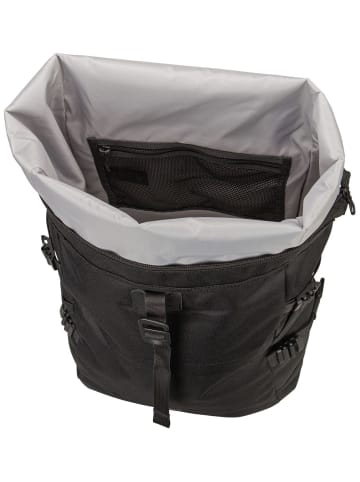 SANDQVIST Rucksack Icon BP L in Black/Black Leather