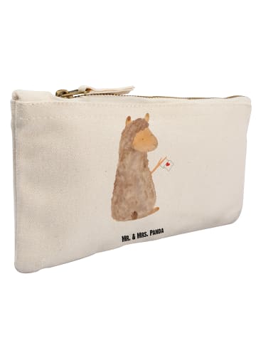 Mr. & Mrs. Panda Mäppchen Alpaka Fahne ohne Spruch in Weiß