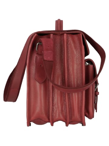 Greenland Nature Aktentasche Leder 40 cm bordeaux
