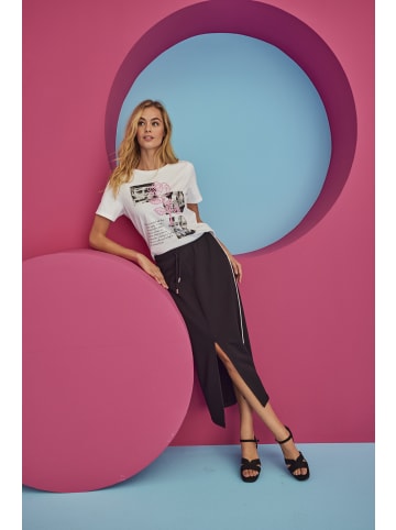 Aniston CASUAL Maxirock in schwarz-weiß