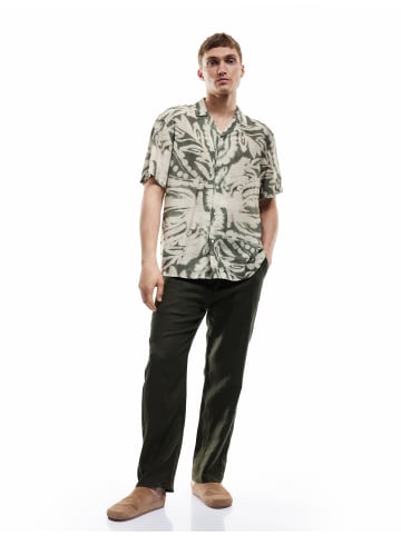 KOTON SHIRTS SS in Khaki Gemustert