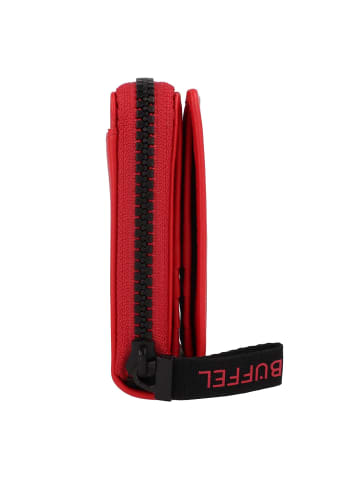 Braun Büffel Capri Geldbörse RFID Schutz Leder 11 cm in flame red