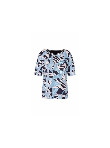 MARC CAIN Rundhals T-Shirt in blau