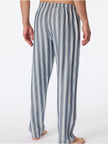 Schiesser Pyjamahose Mix & Relax in blaugrau