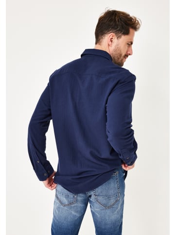 Paddock's Langarmshirt in dark blue