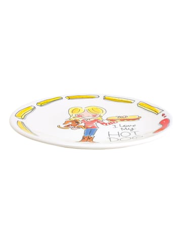 Blond Amsterdam Frühstücksteller Hot Dog in Bunt - 22cm