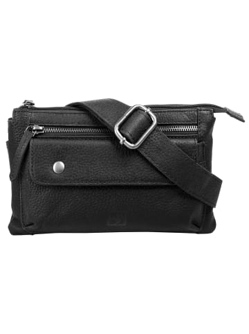 Bodenschatz Gürteltasche echt Leder in schwarz