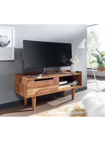 KADIMA DESIGN TV-Schrank aus Massivholz, für bis zu 50-Zoll-Fernseher