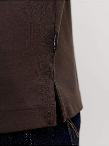 JACK & JONES PLUS Poloshirt in Chocolate Torte
