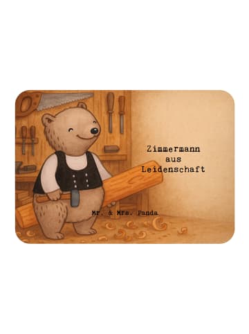 Mr. & Mrs. Panda Magnet Zimmermann Leidenschaft Design mit Spruch in Weiß
