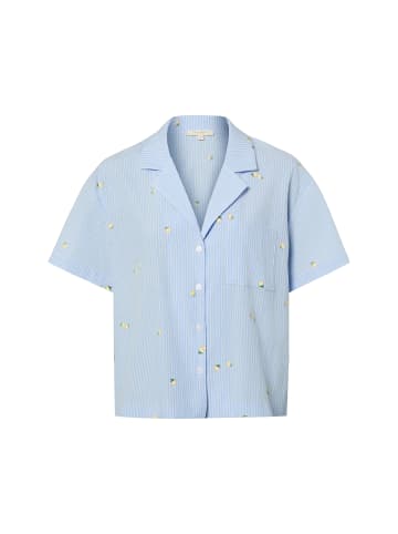 Marie Lund Pyjama-Shorts in hellblau weiß