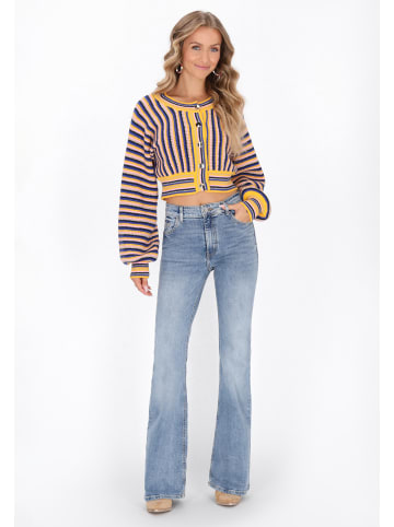 IZIA Cardigan in navy multicolor