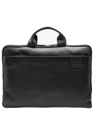 Strellson Hyde Park Kevin - Aktentasche S 38 cm (cognac) in schwarz