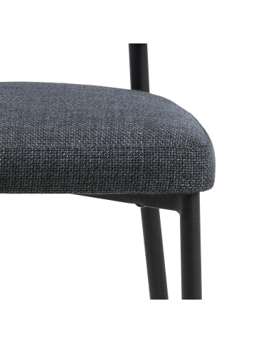 ebuy24 Esszimmerstuhl Edina Grau 2er Set