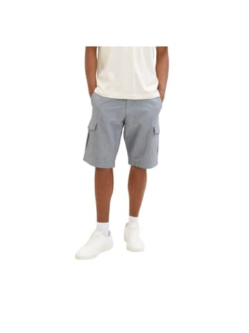 Tom Tailor Short in navy chambray