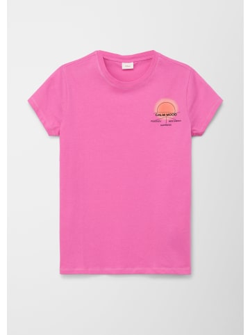 S. Oliver T-Shirt kurzarm in Pink