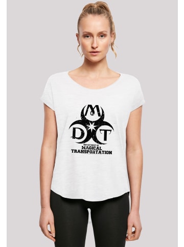 F4NT4STIC Long Cut T-Shirt Harry Potter Department Of Magical Transportation in weiß