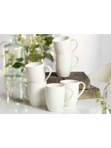 vivo | Villeroy & Boch Group 6er Set Kaffeebecher Basic White in 260 ml in weiß