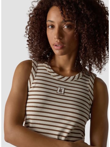 LeComte Kurzarm-Sweatshirt Floral Vibes in Nougat